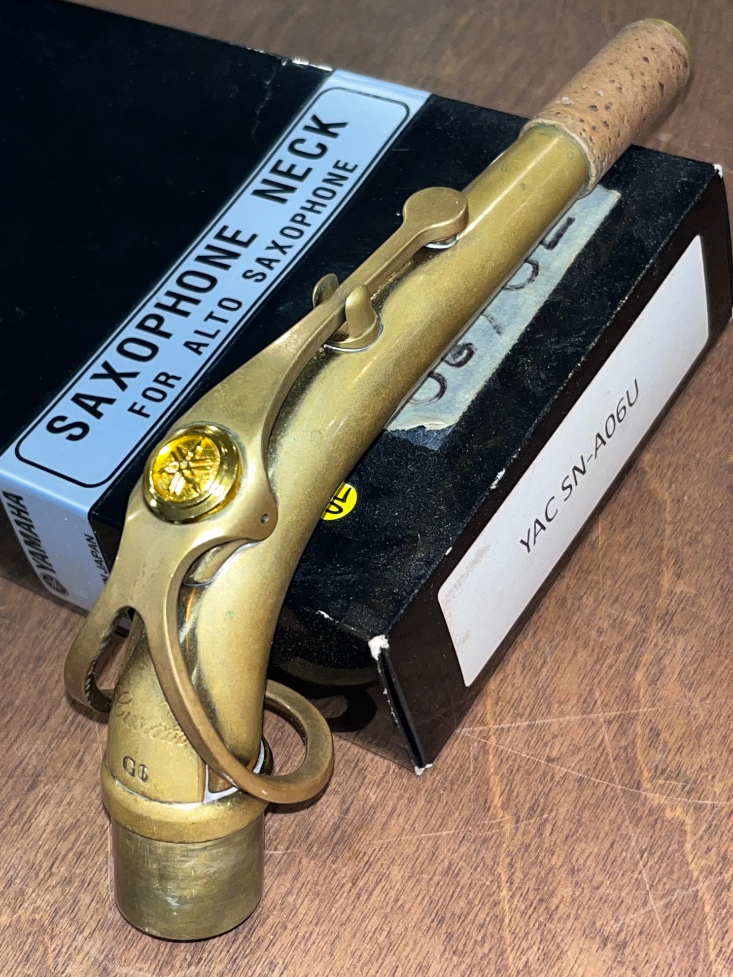 Yamaha Alto Sax Custom Neck G Raw Brass