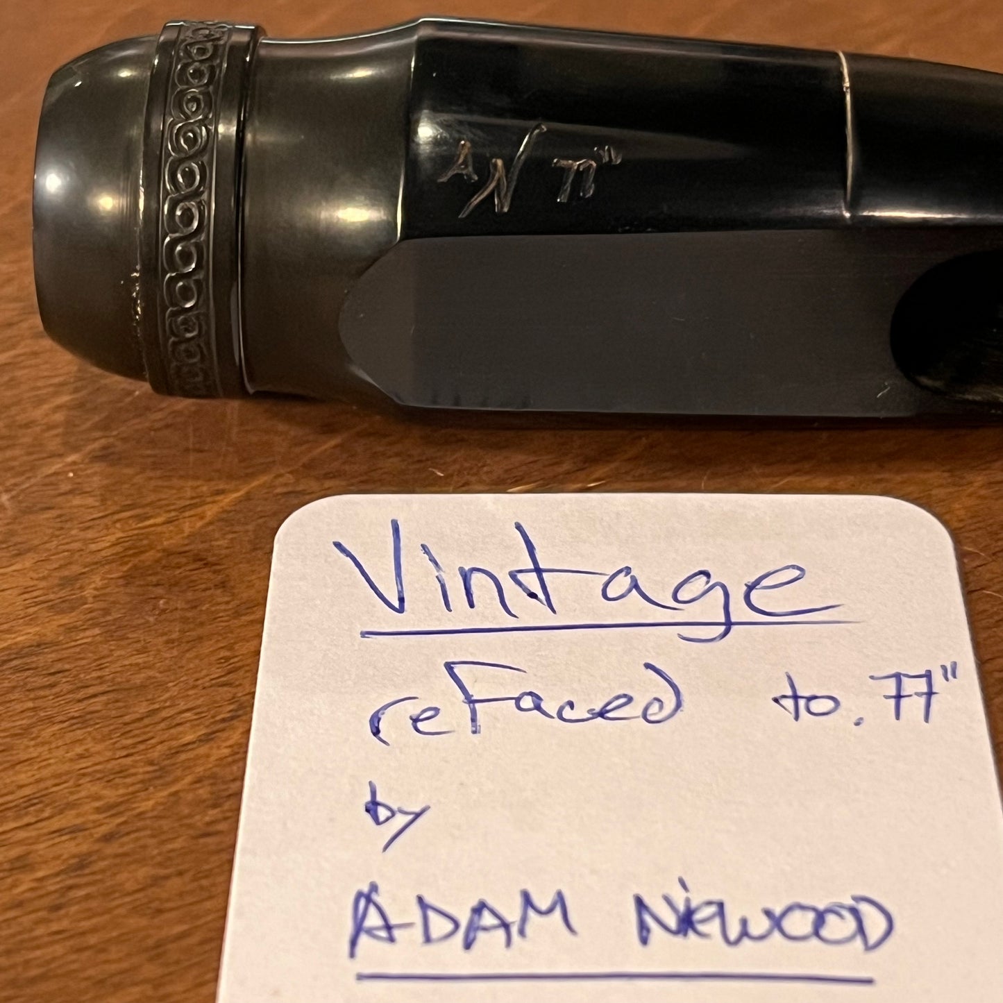 Vintage Selmer C* Hard Rubber Alto .077 refaced by Adam Niewood