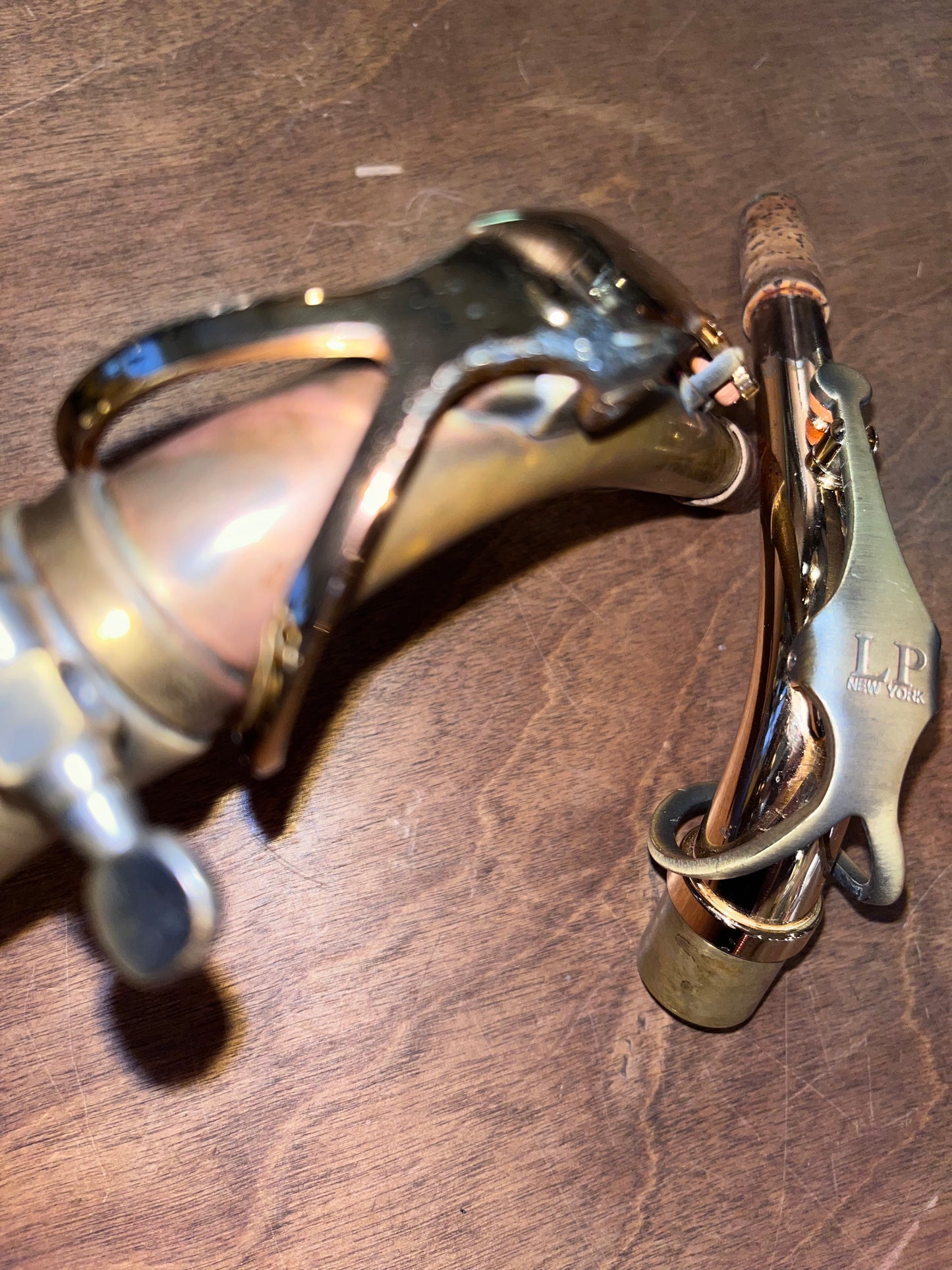 Penella Alto Saxophone Matte & Raw Brass finish, alternate Neck quadruple gold-plated